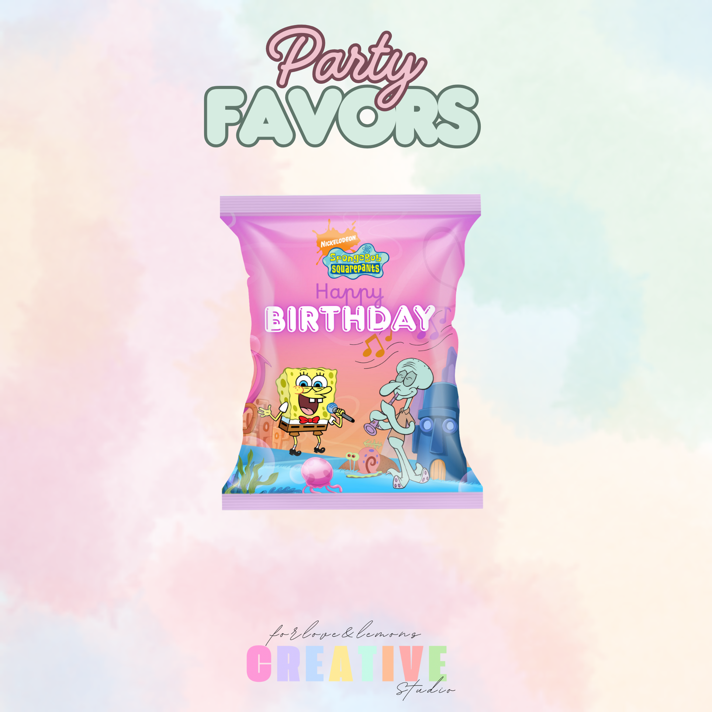 Favors Chip Bags