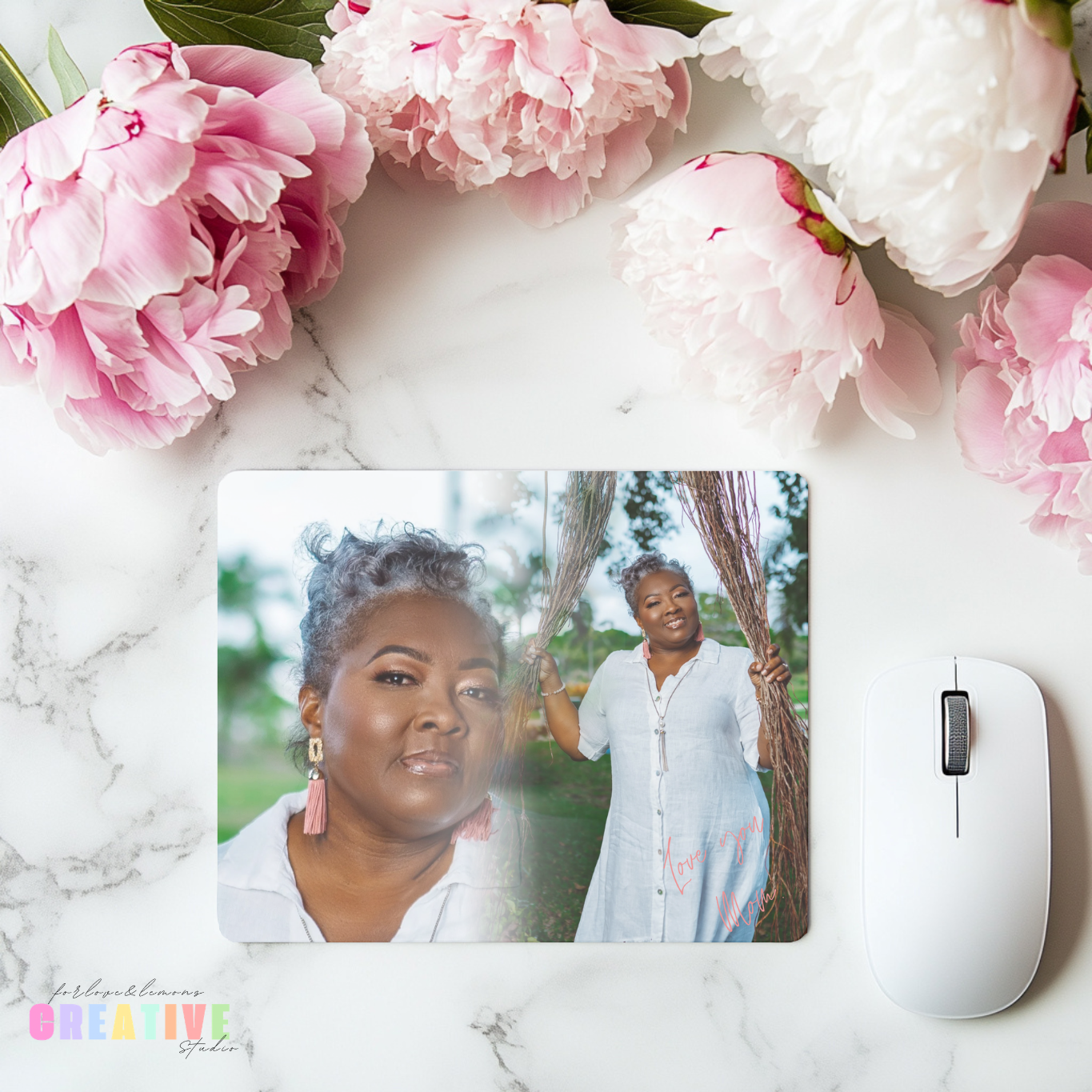 Customizable Blended Photo Mousepad