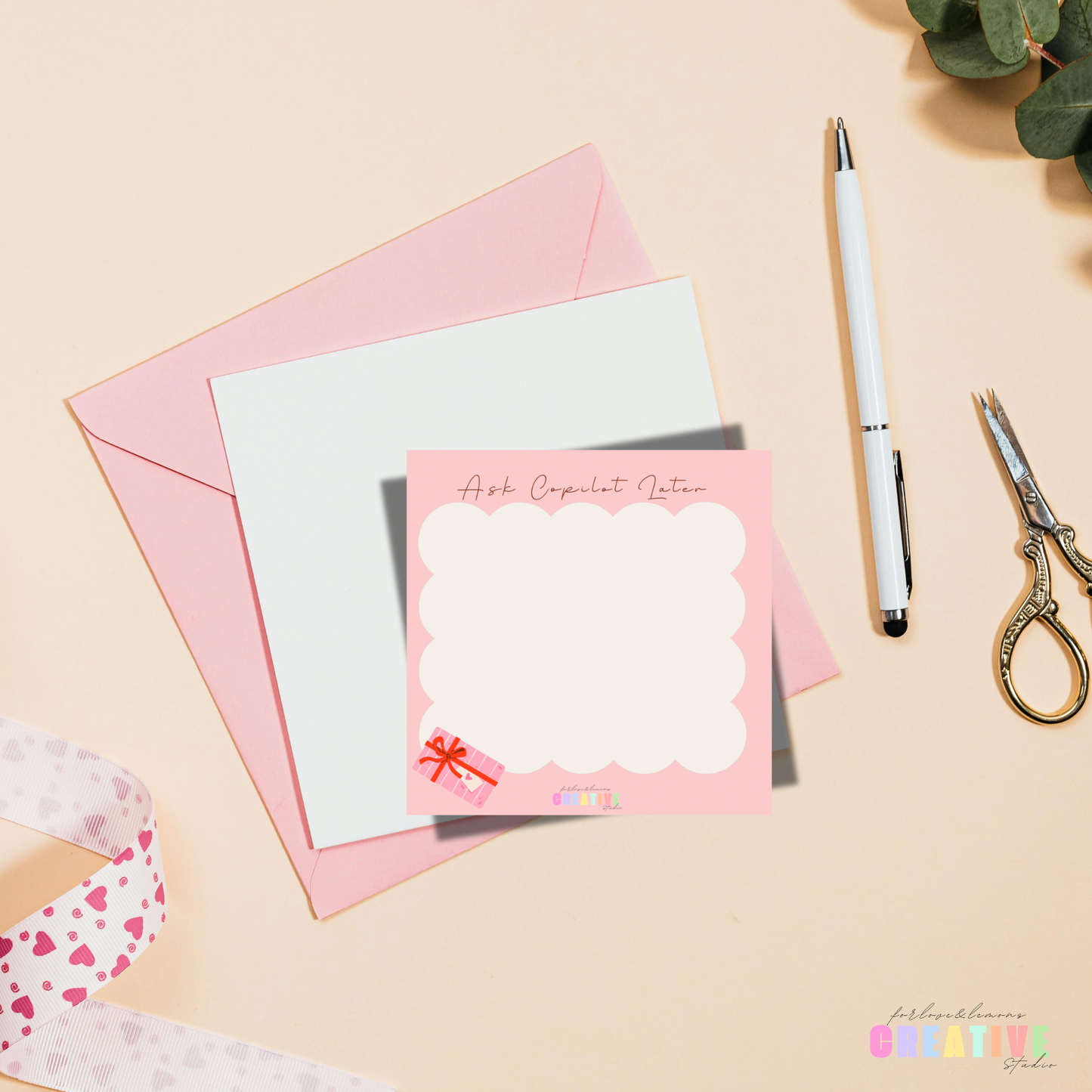 Ask Copilot Mini Memo Pad