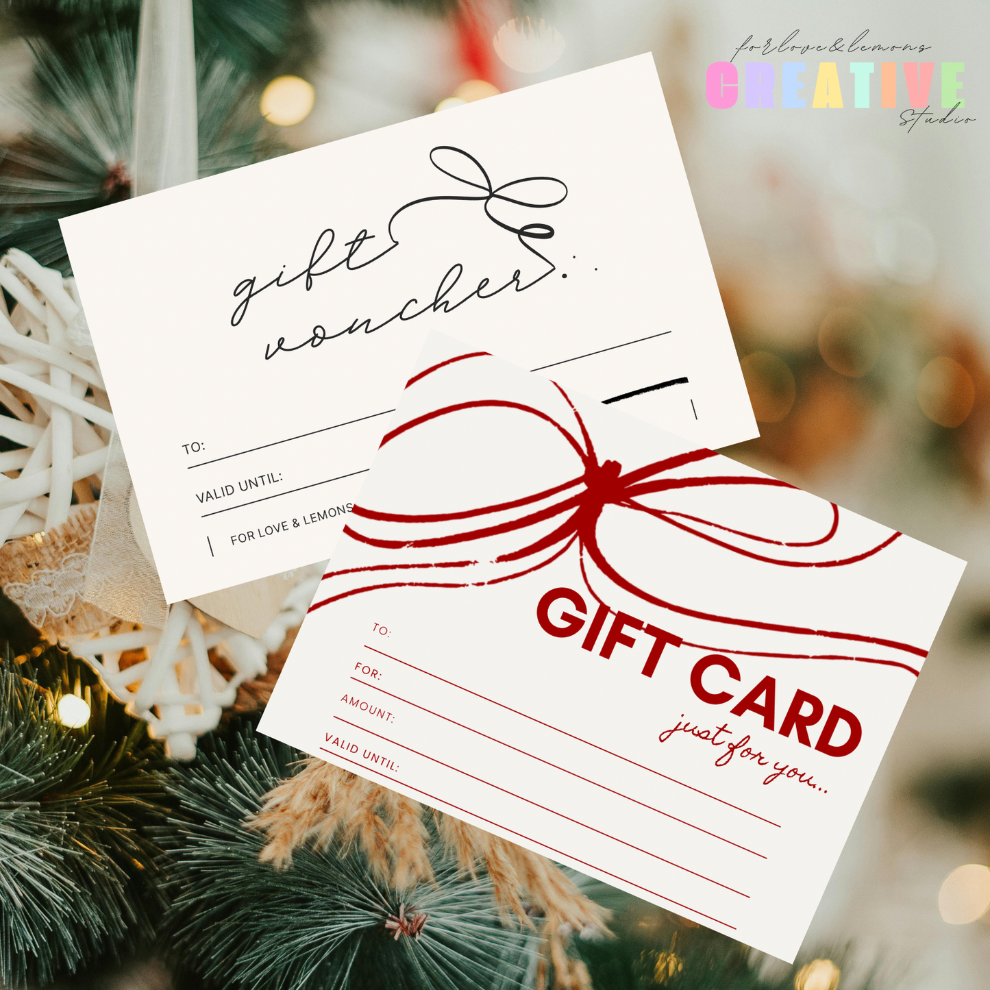 Customized Gift Cards