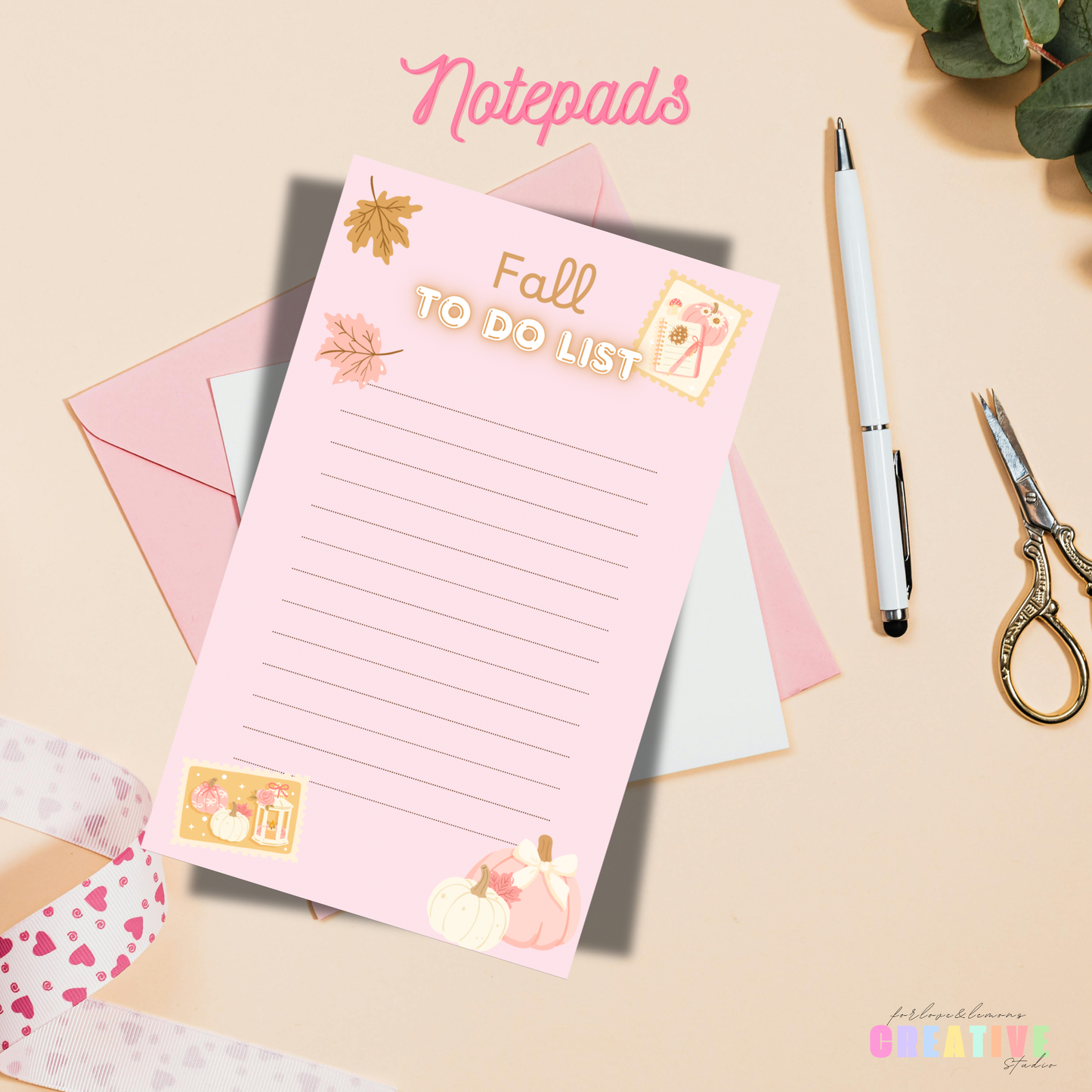 Fall Notepad
