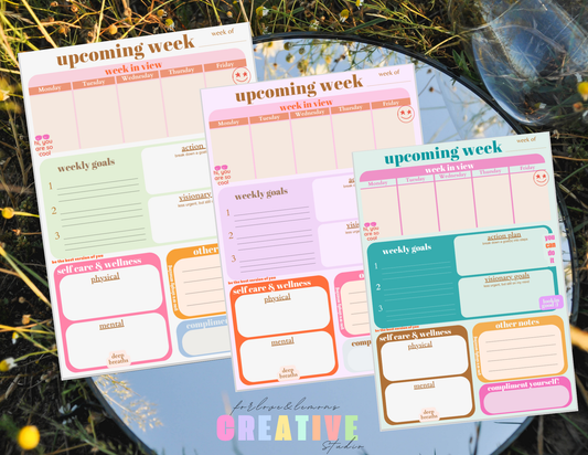 52 Week Planner Notepads