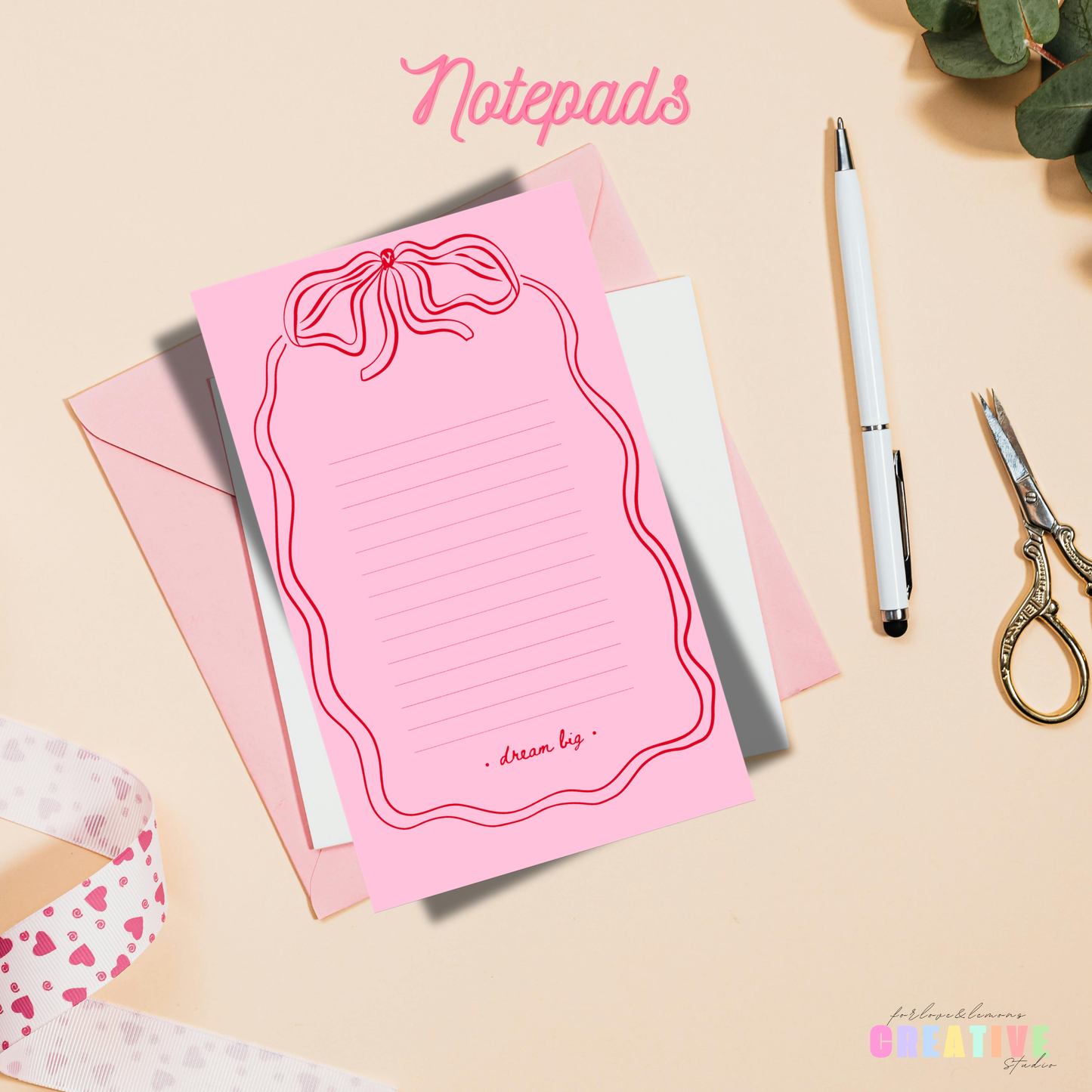 Dream Big Notepad