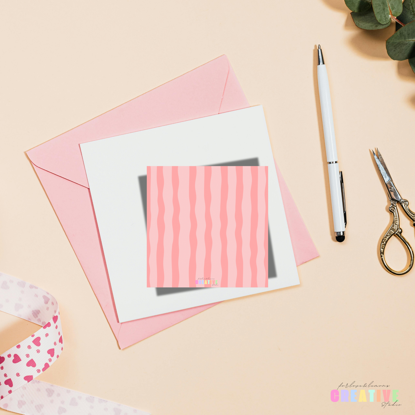 Striped Mini Memo Pad