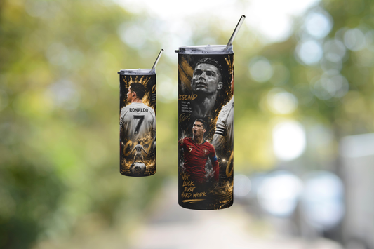 Not Luck Just Hard Work Premiere League Football Tumbler