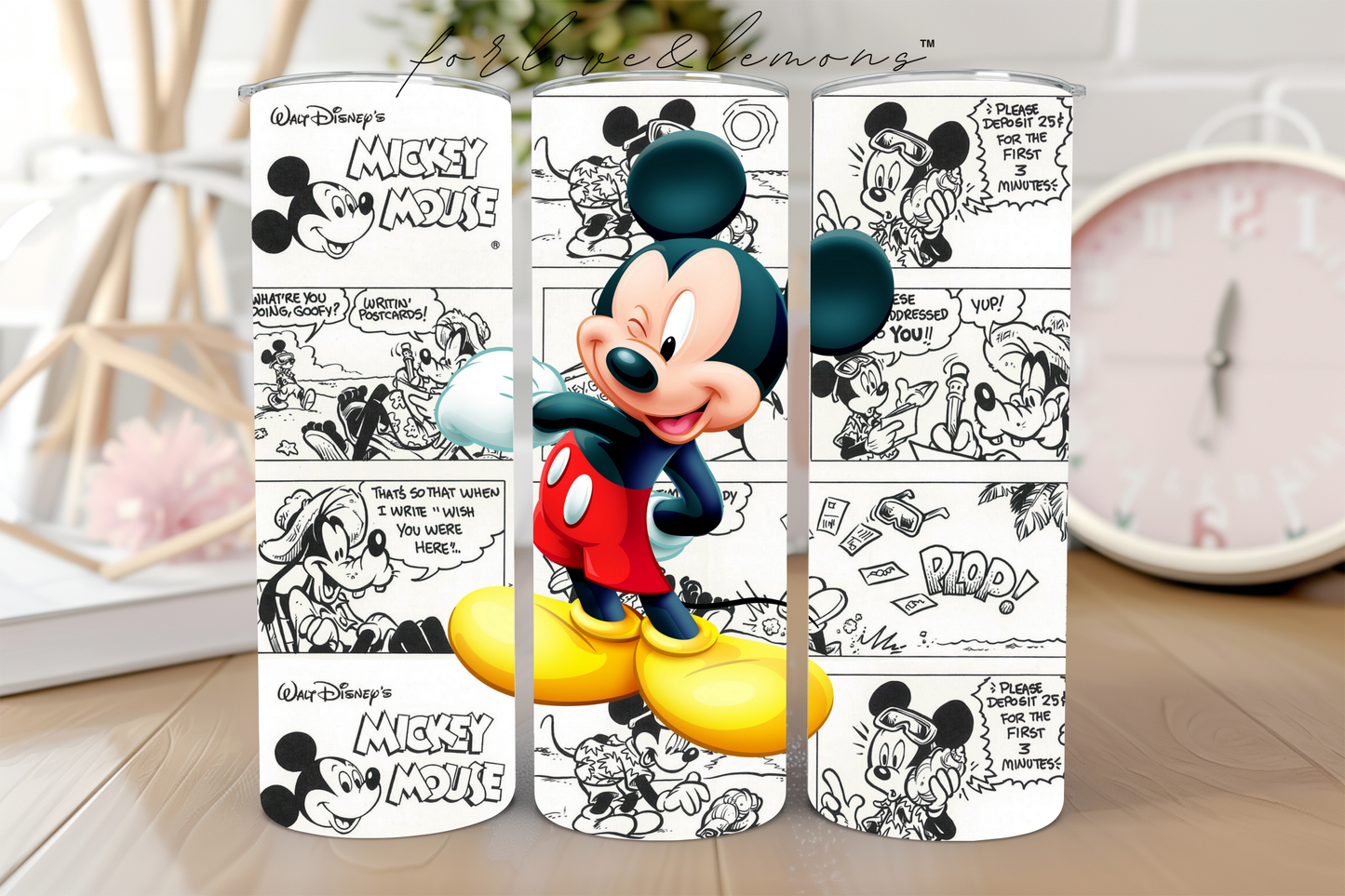 Mickey Mouse Comic Tumbler 20 oz