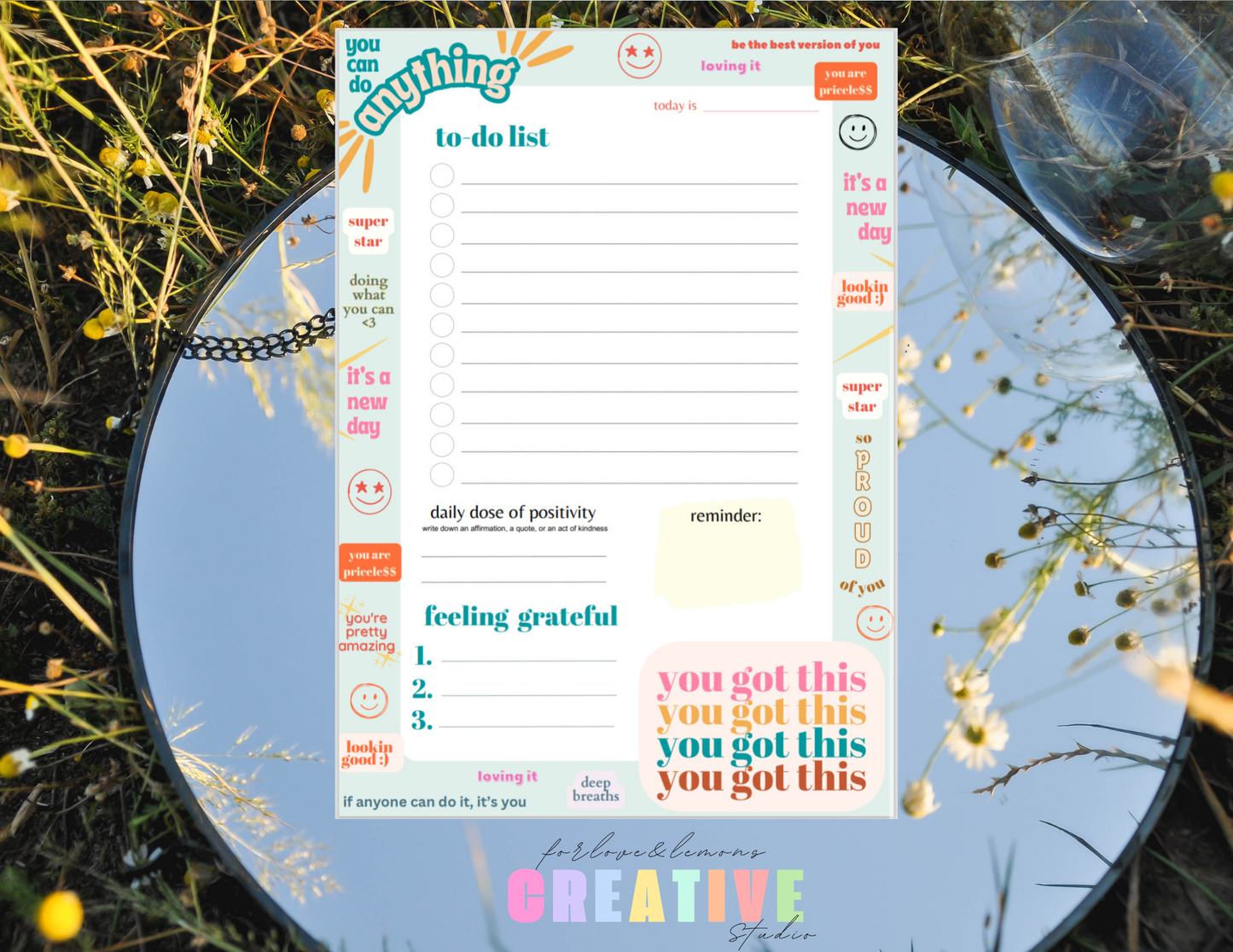 Daily Planner Notepad