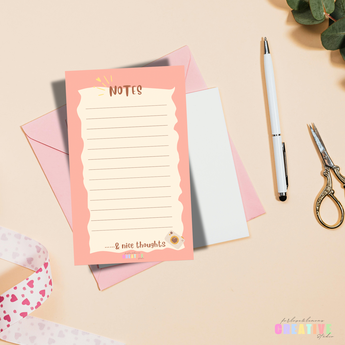 Notes & Nice Thoughts Notepad