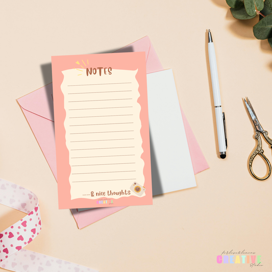 Notes & Nice Thoughts Notepad
