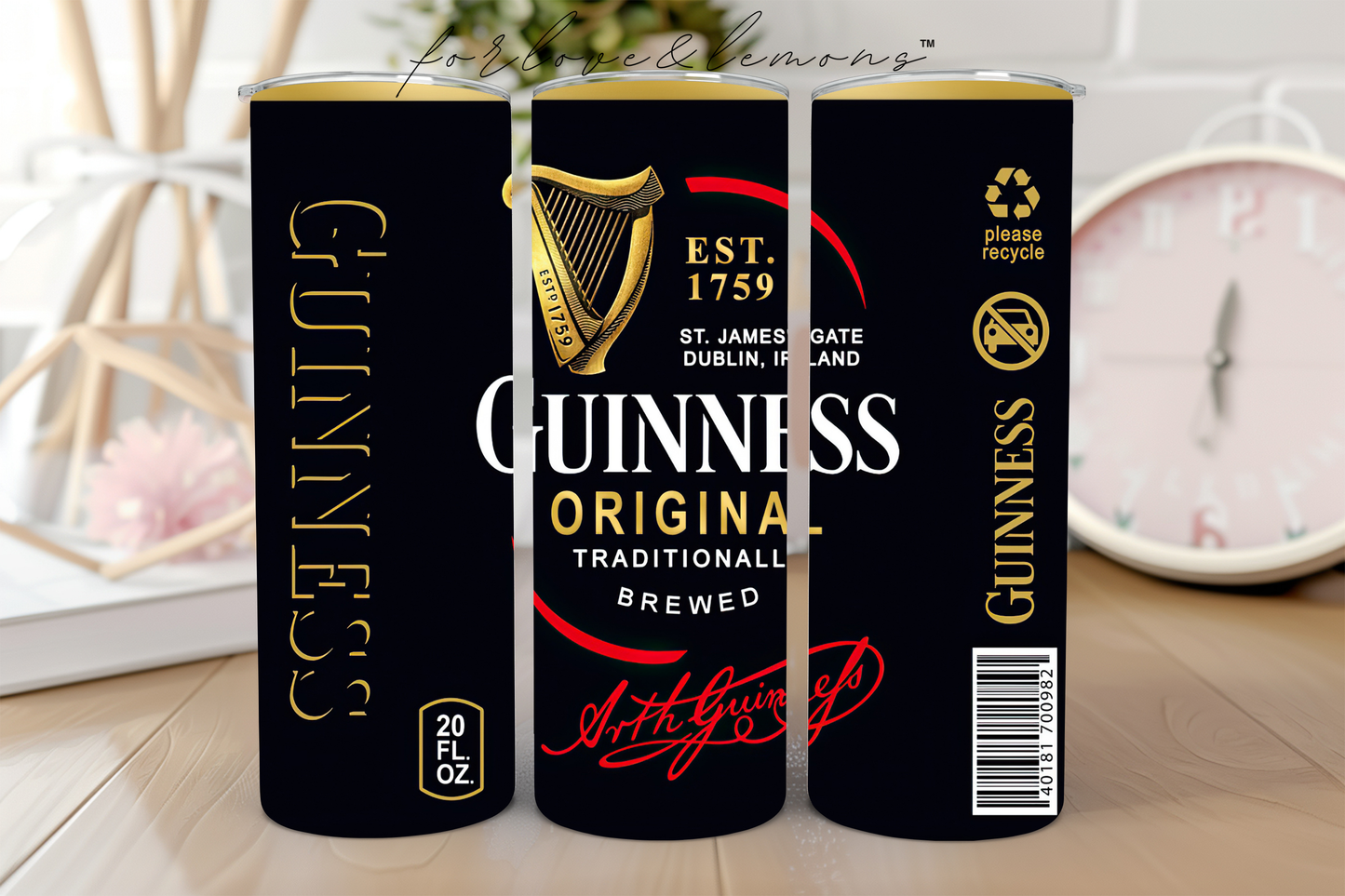Guinness Tumbler 20 oz