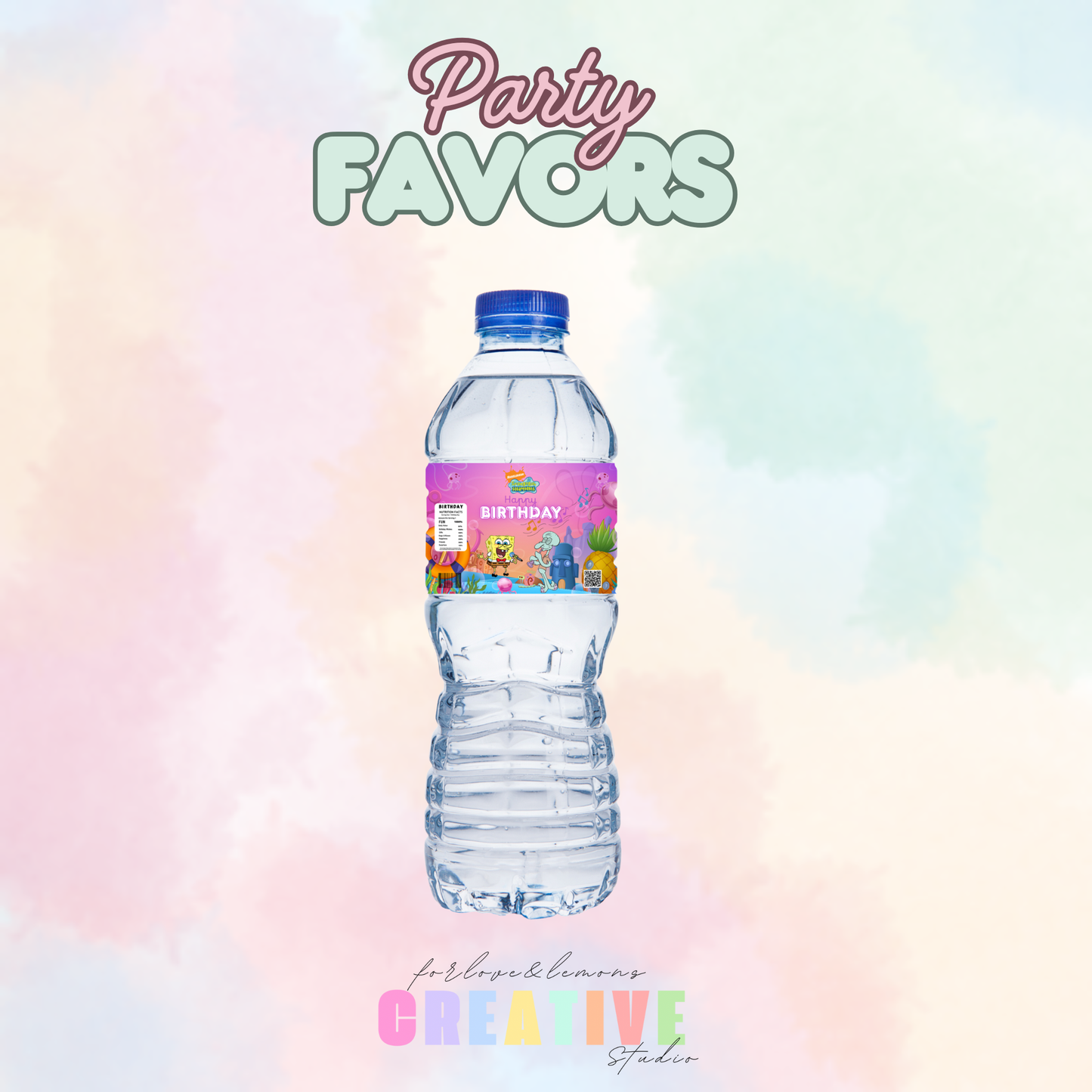 Favors Water Bottles