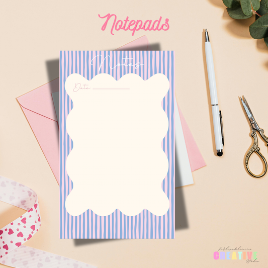 Striped Notepad
