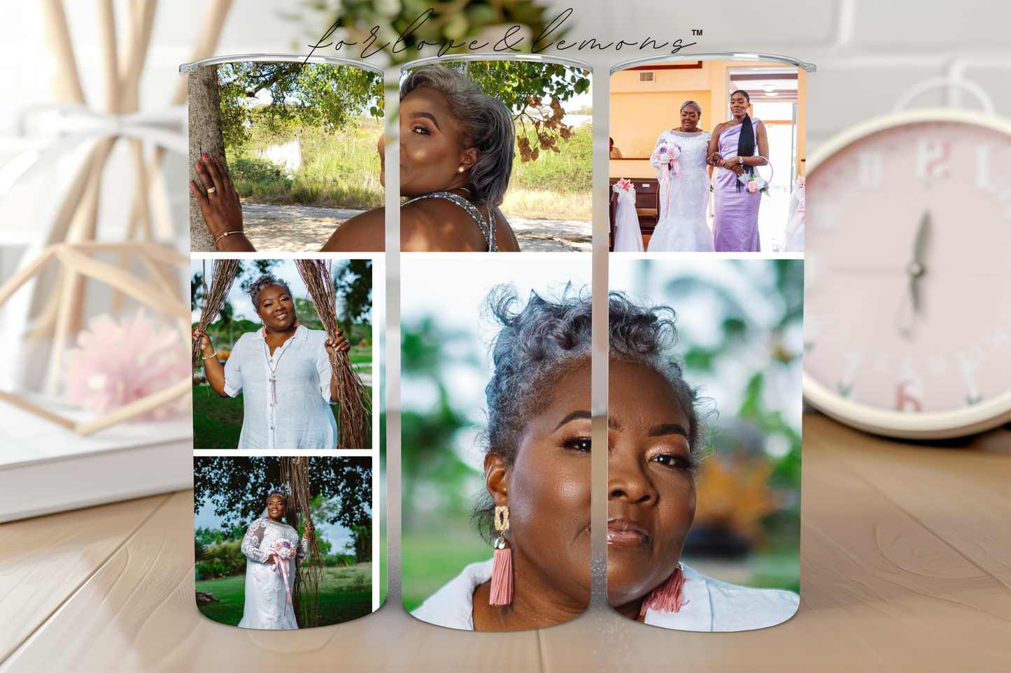 Customizable Mom Collage Tumbler 20 oz