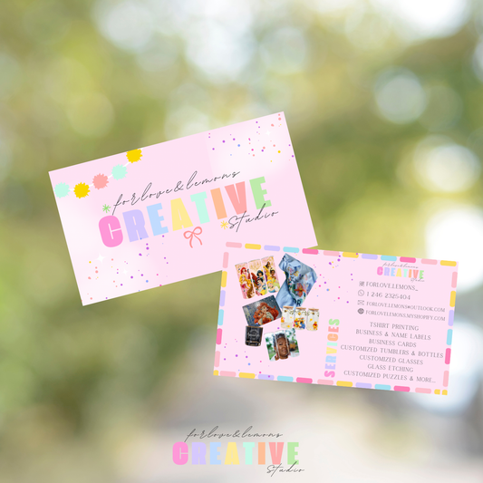 Customized Business Cards