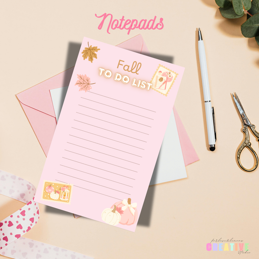 Fall Notepad